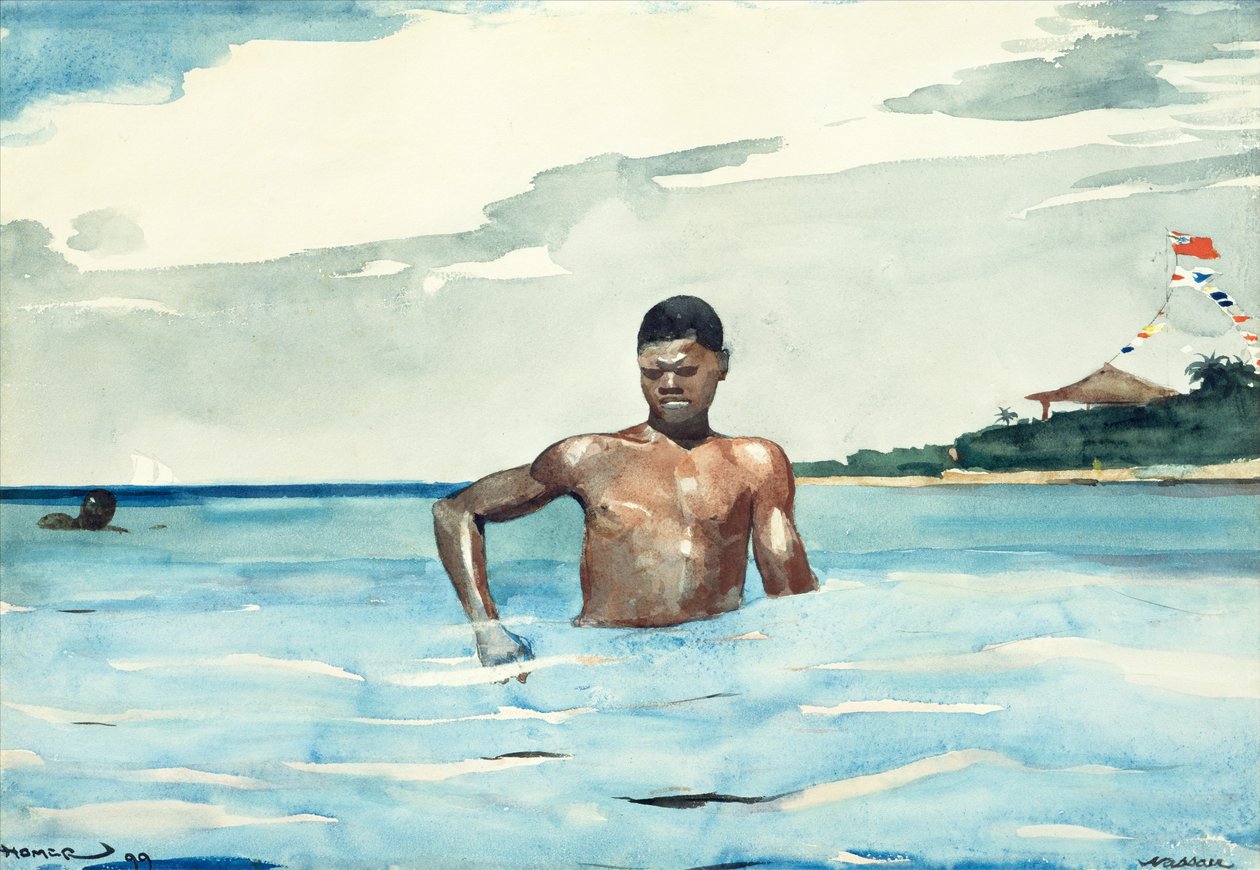 Kąpiący się autorstwa Winslow Homer