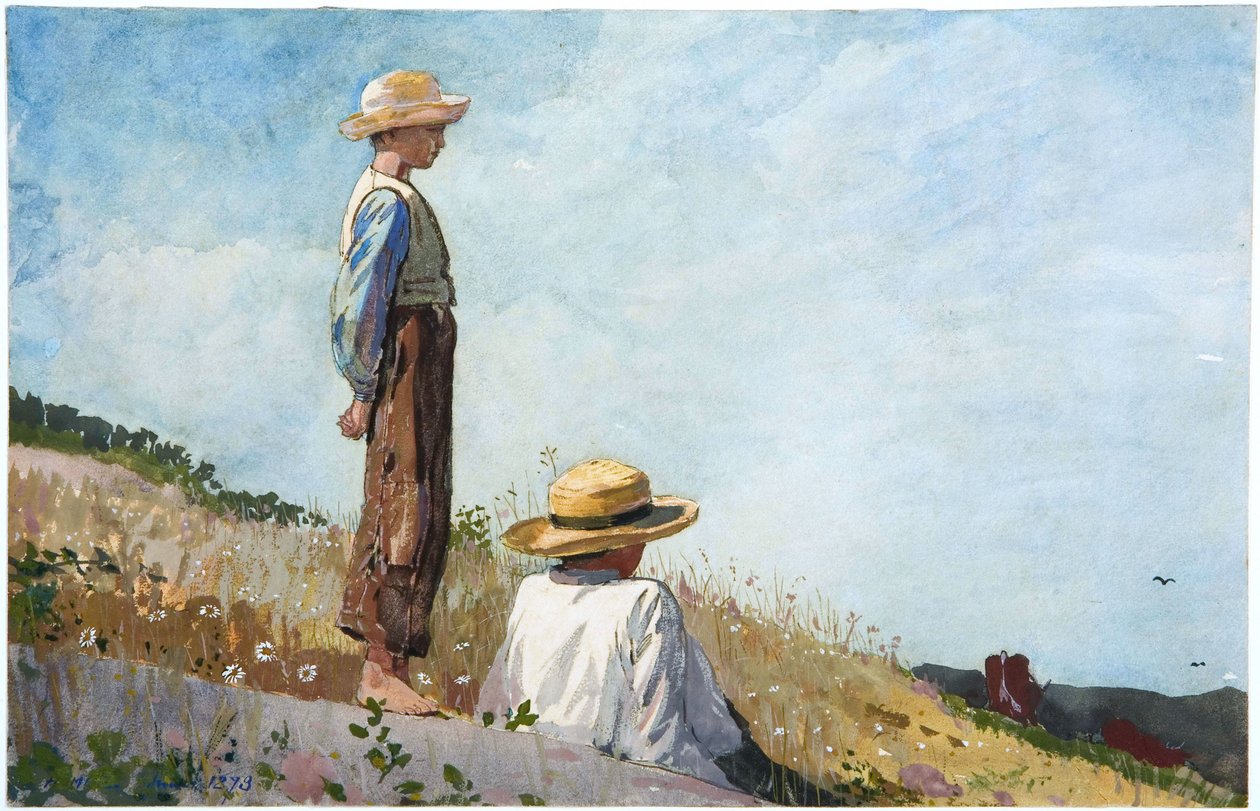 Niebieski chłopiec autorstwa Winslow Homer