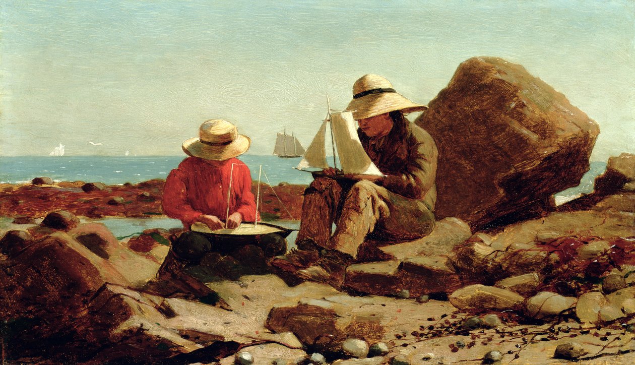 Konstruktorzy łodzi autorstwa Winslow Homer