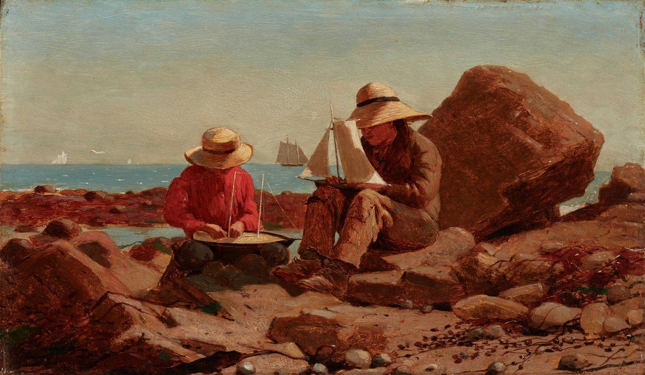 Konstruktorzy łodzi autorstwa Winslow Homer