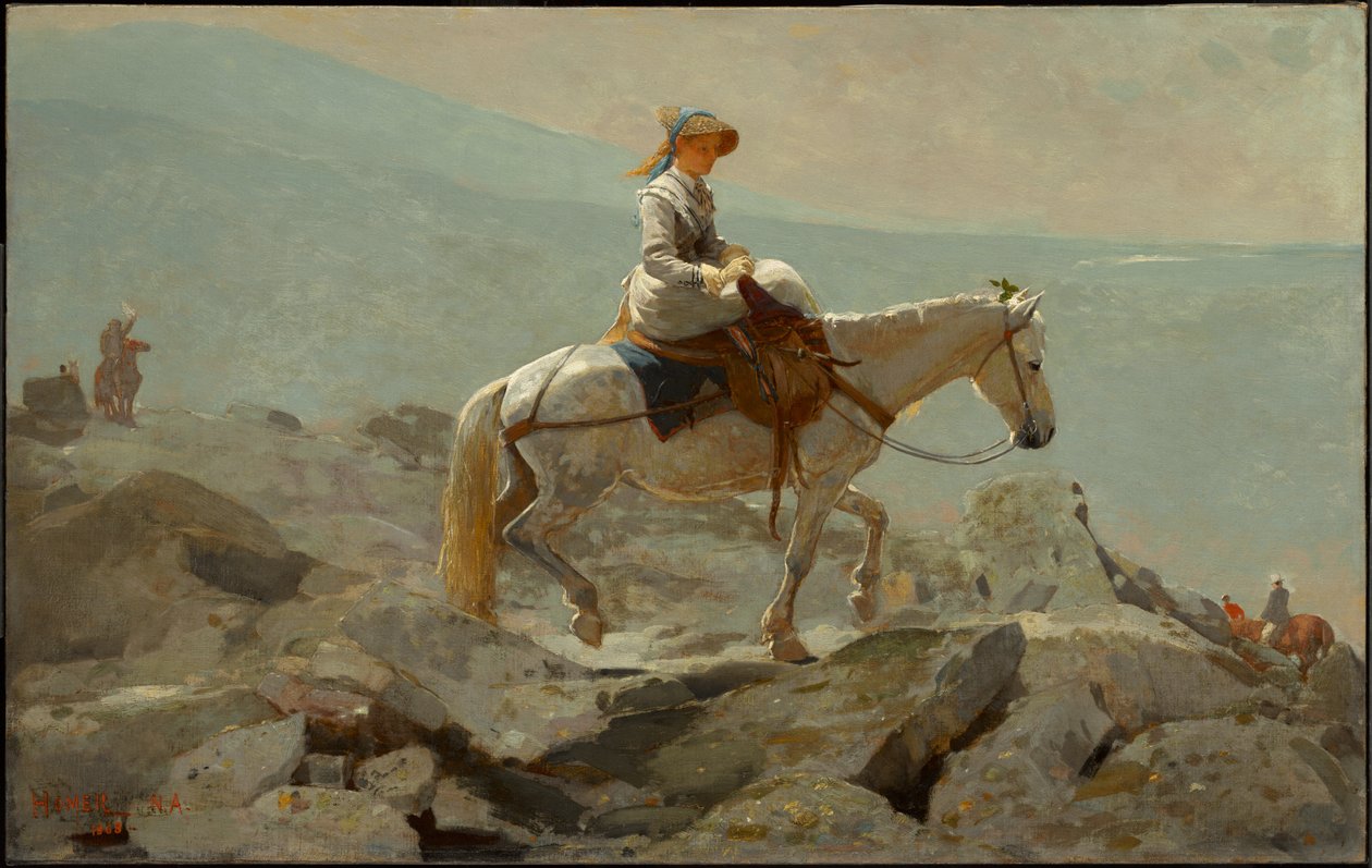 Ścieżka konna, White Mountains autorstwa Winslow Homer