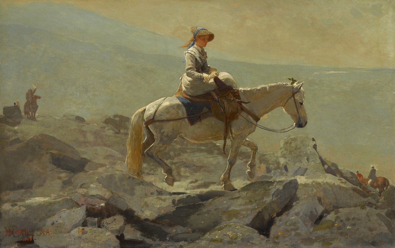 Ścieżka Ogłowie, Białe Góry, 1868 autorstwa Winslow Homer