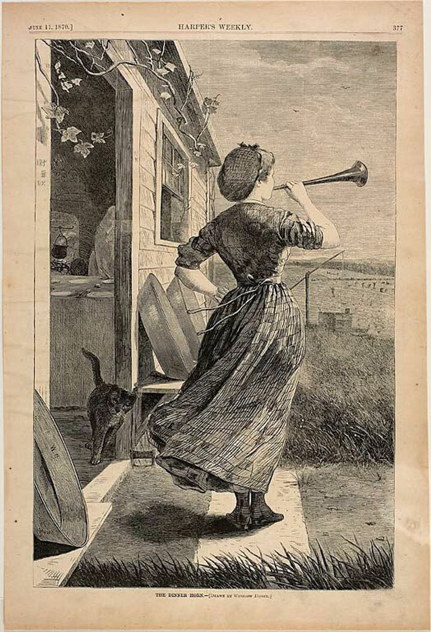 Róg obiadowy autorstwa Winslow Homer