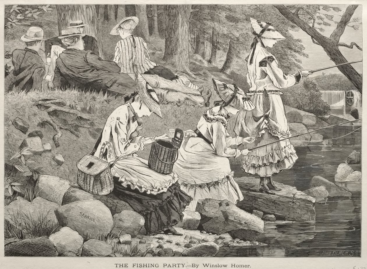 Wyprawa wędkarska autorstwa Winslow Homer