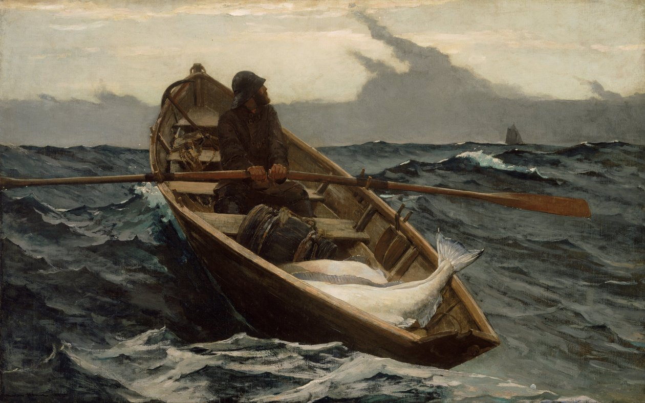 Ostrzeżenie przed mgłą autorstwa Winslow Homer