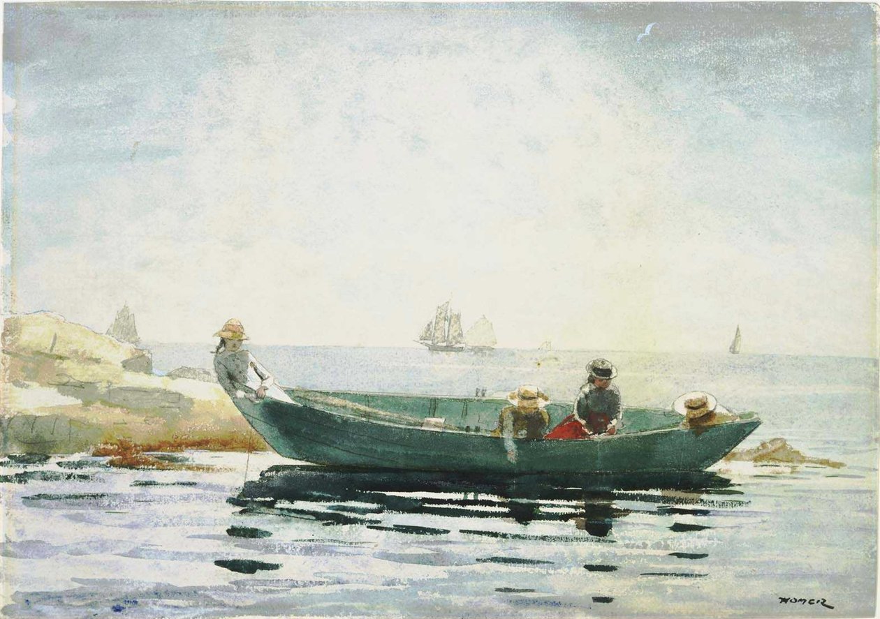 The Green Dory autorstwa Winslow Homer