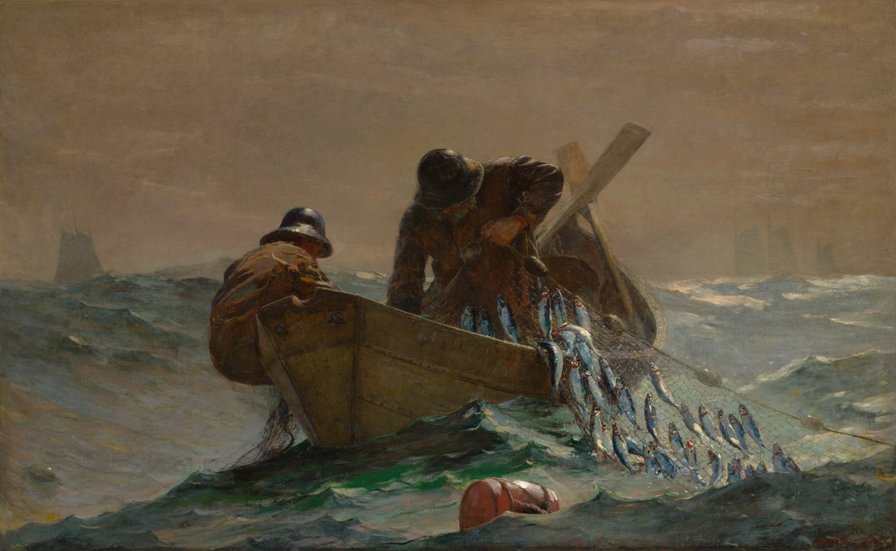 Sieć śledziowa autorstwa Winslow Homer