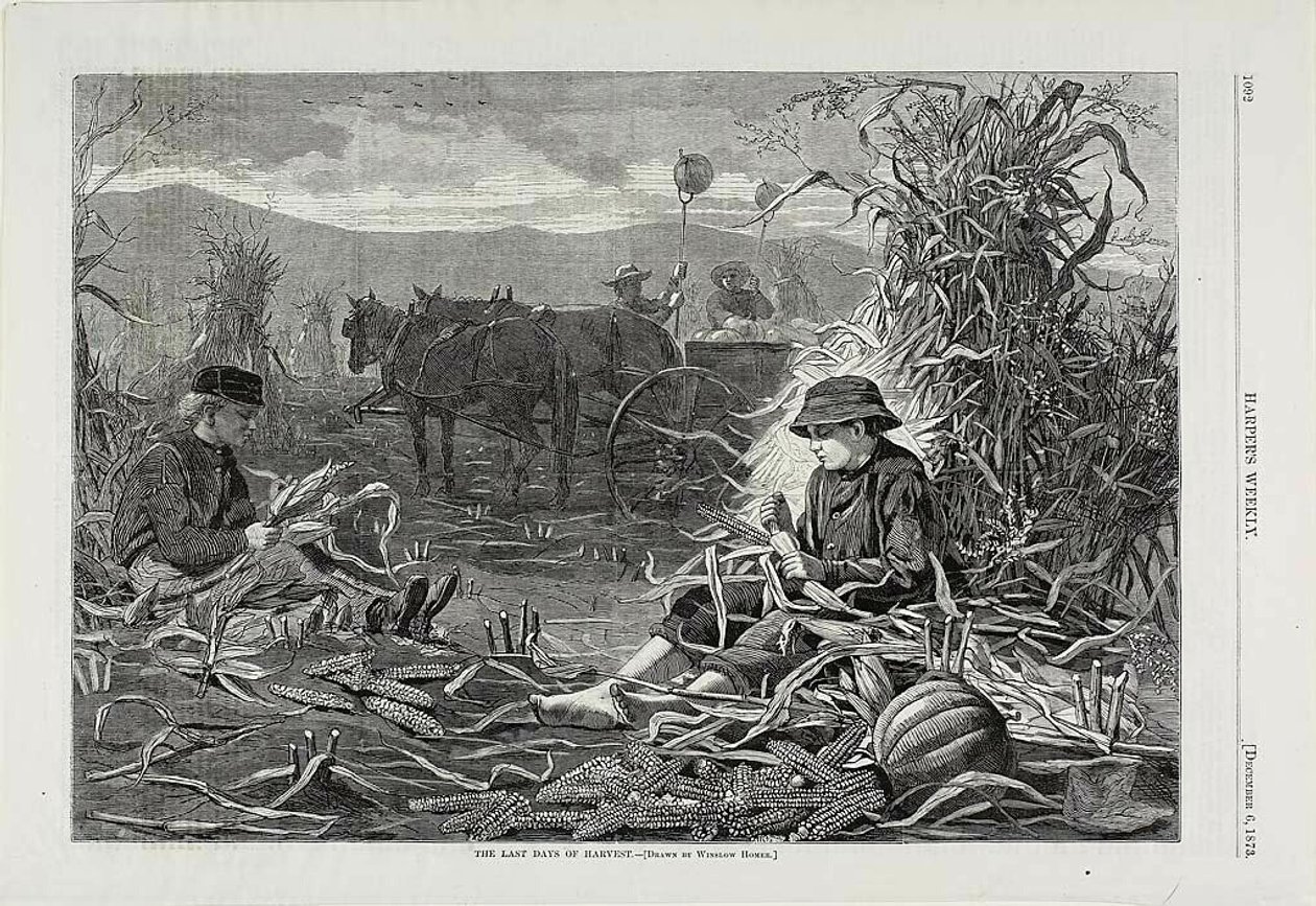 Ostatnie dni żniw autorstwa Winslow Homer