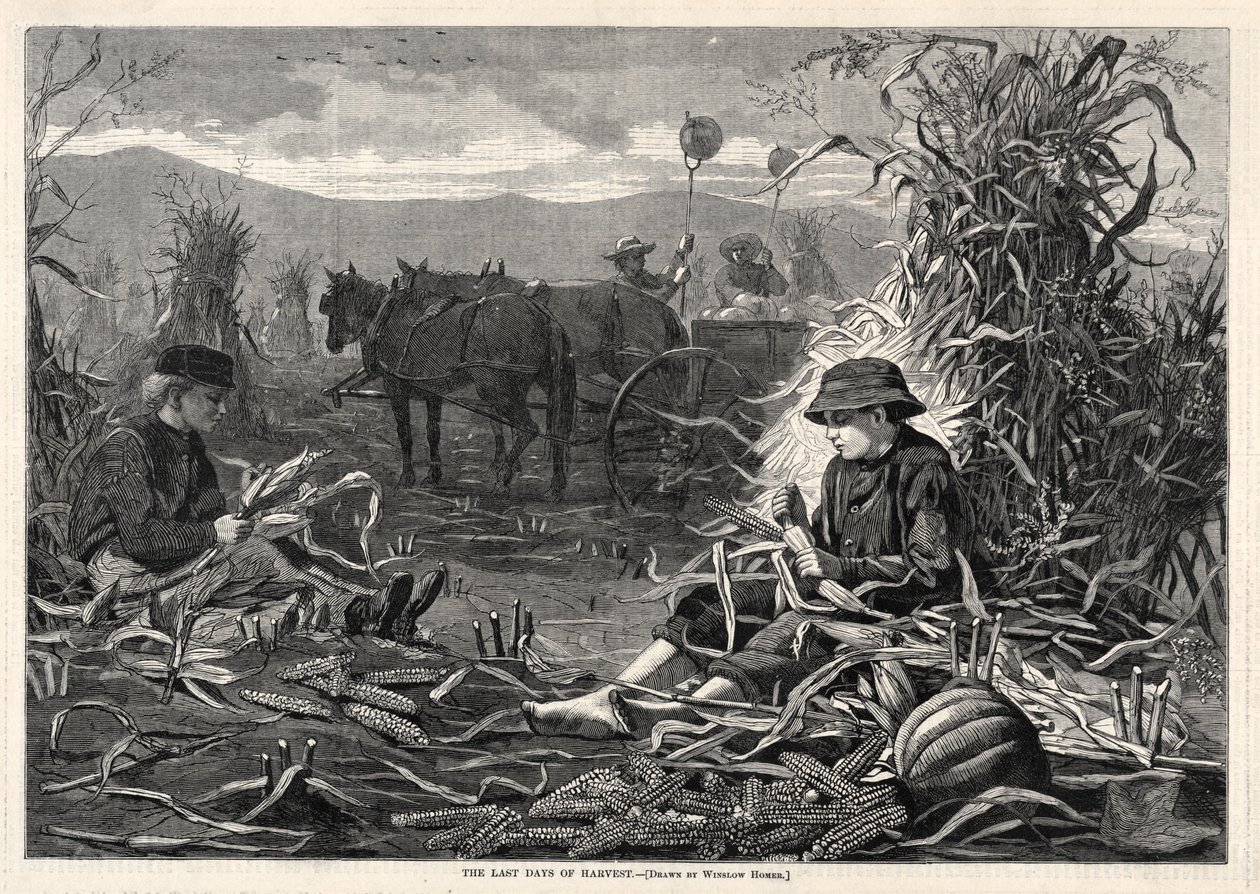 Ostatnie dni żniwa, 1873. autorstwa Winslow Homer