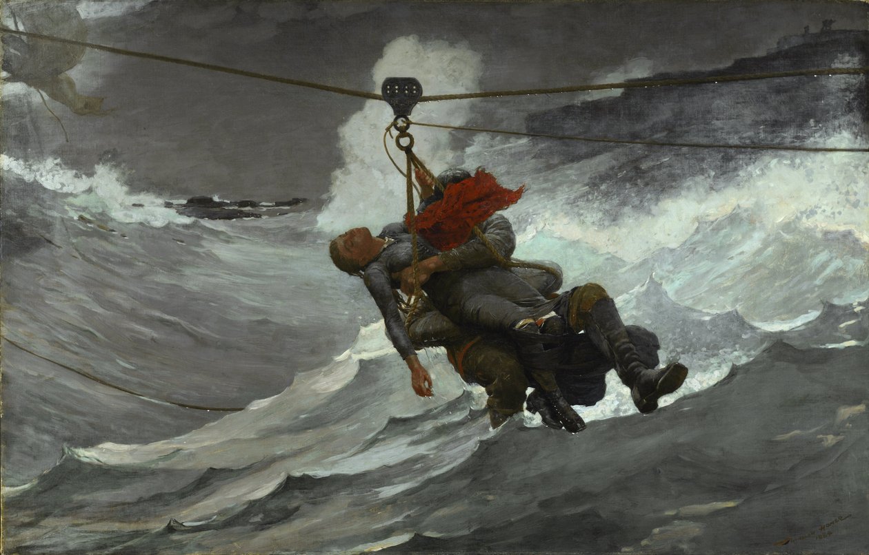 Linia życia  autorstwa Winslow Homer