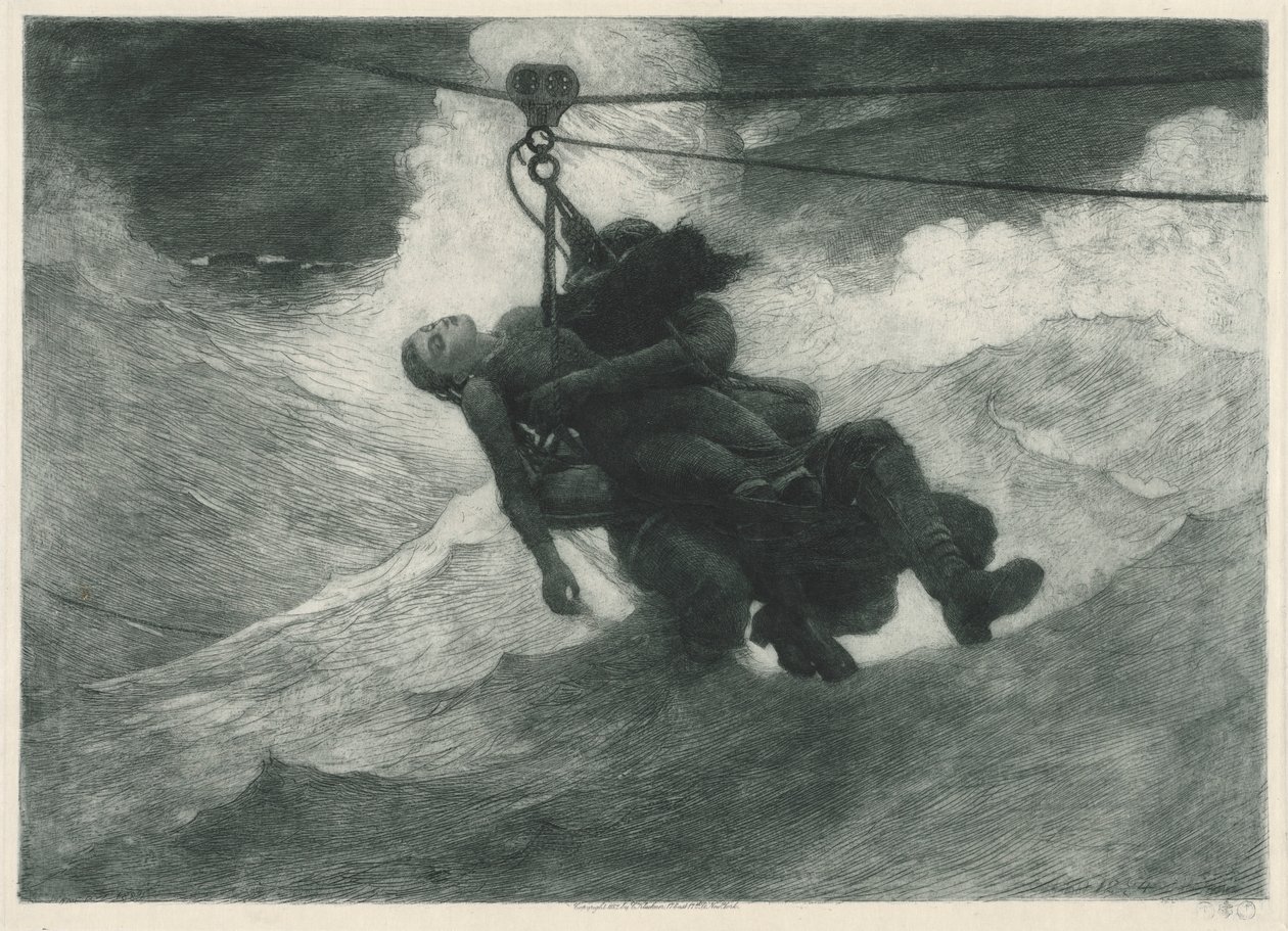 Linia życia, 1884. autorstwa Winslow Homer