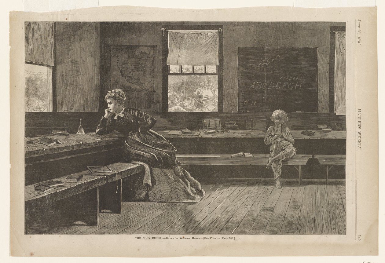 Przerwa obiadowa autorstwa Winslow Homer