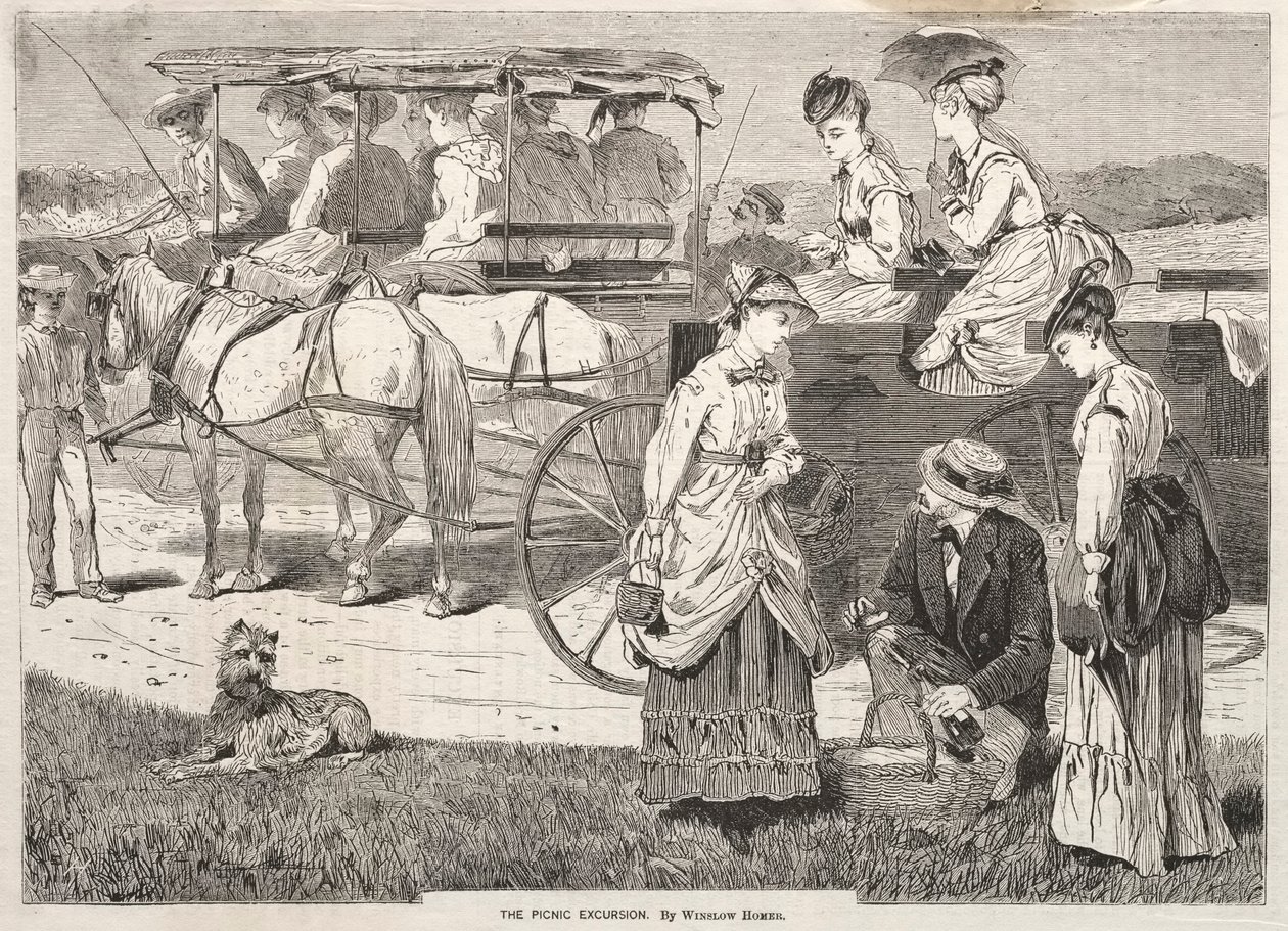 Wycieczka na piknik autorstwa Winslow Homer