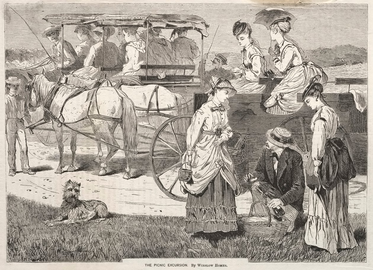 Wycieczka piknikowa, 1869. autorstwa Winslow Homer
