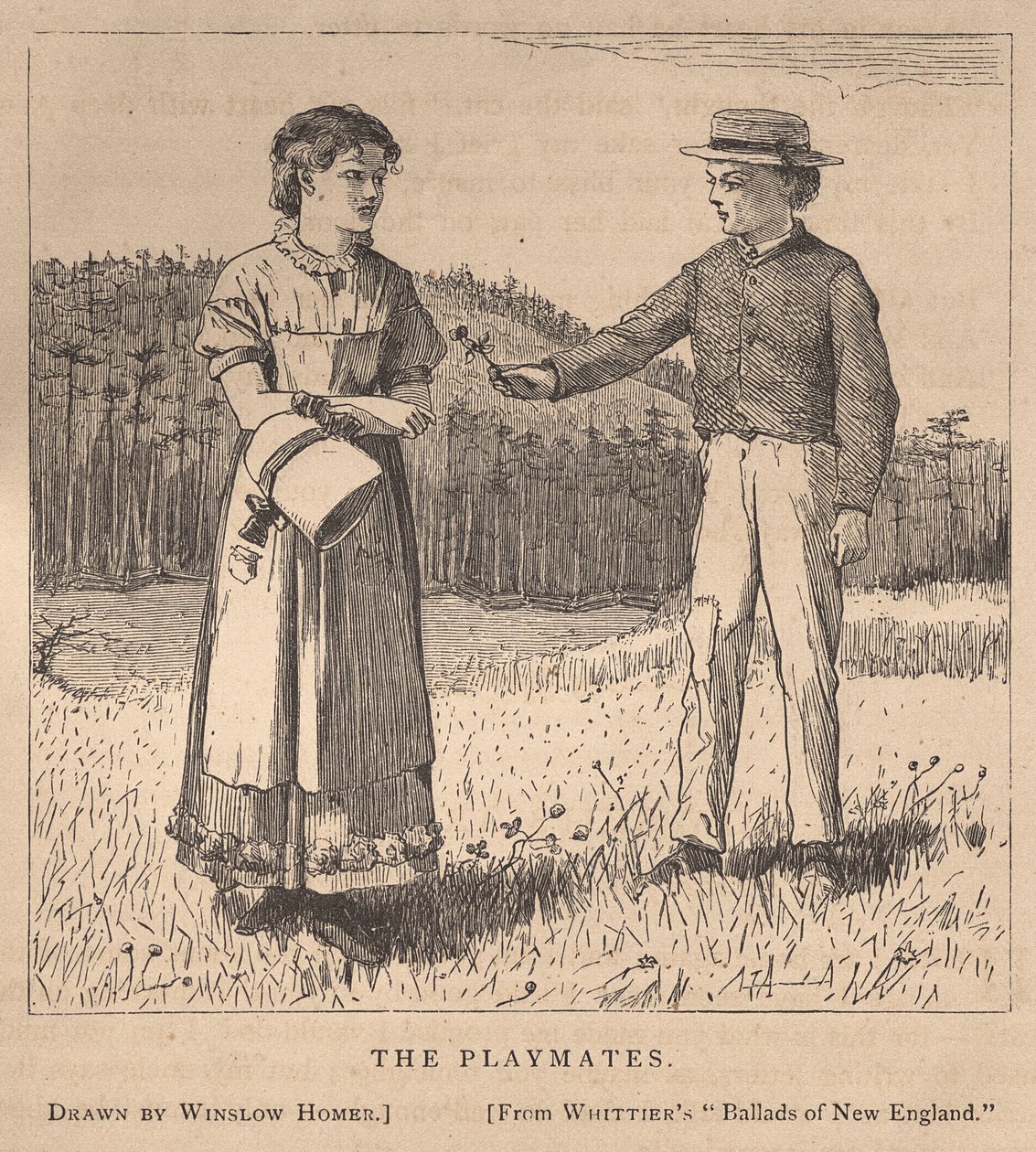 The Playmates autorstwa Winslow Homer
