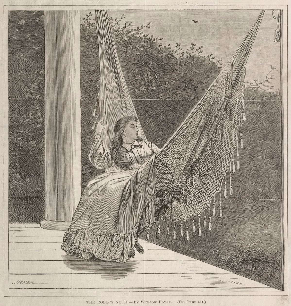 Notatka Robina autorstwa Winslow Homer