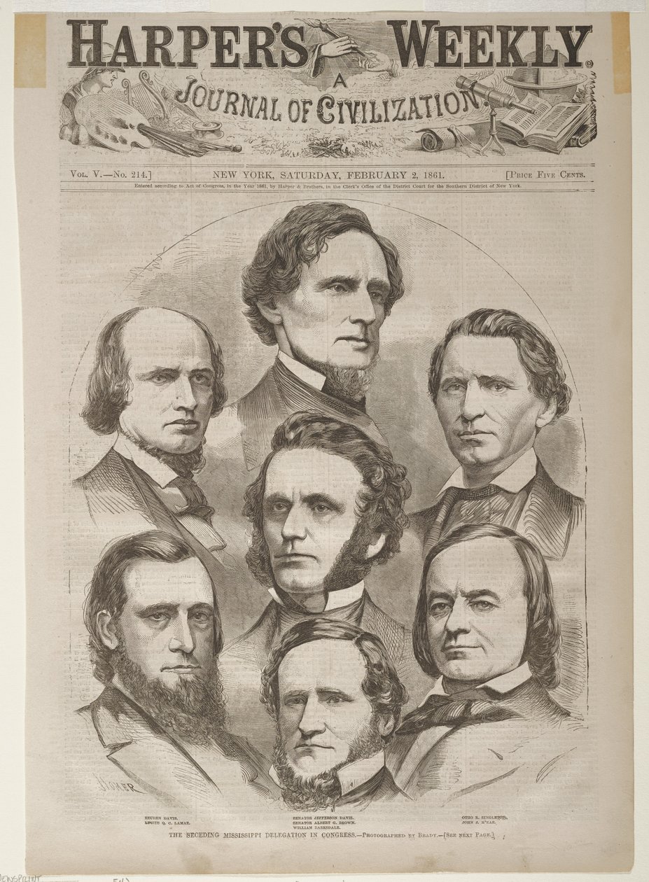 Delegacja stanu Mississippi, który ogłosił secesję, w Kongresie autorstwa Winslow Homer