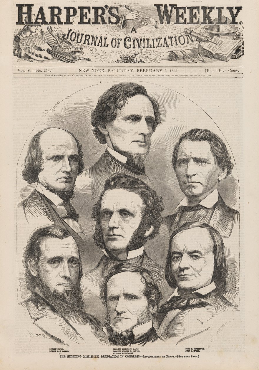 Secesjonistyczna delegacja Missisipi w Kongresie autorstwa Winslow Homer