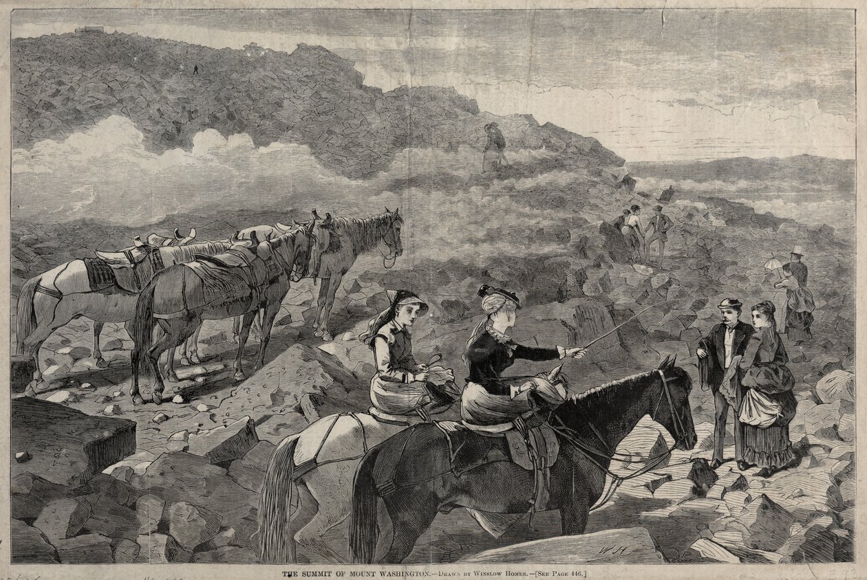 Szczyt Mount Washington, 1869. autorstwa Winslow Homer