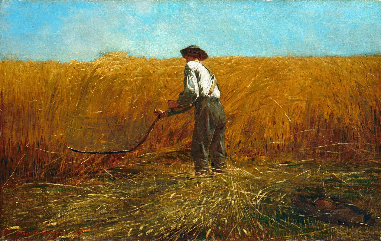 Weteran na nowym polu, 1865. autorstwa Winslow Homer