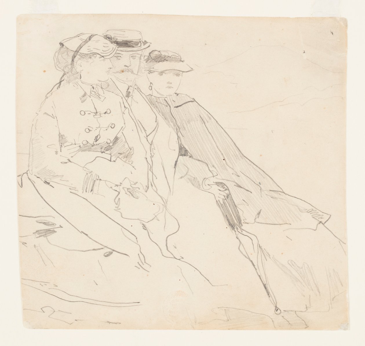 Trzy postacie autorstwa Winslow Homer