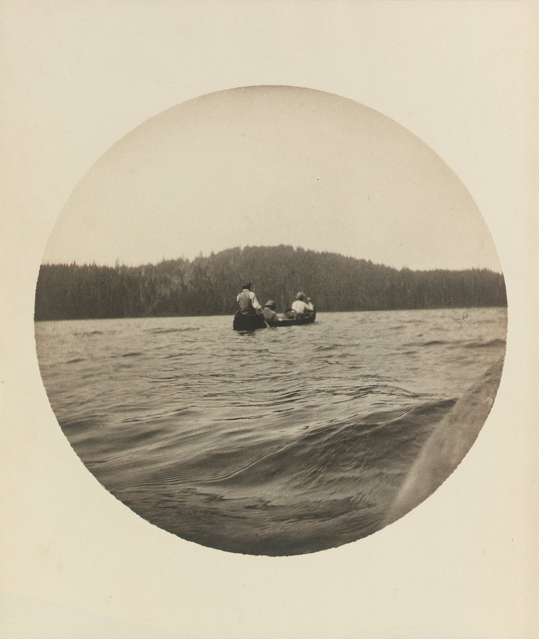 Trzej kajakarze, Jezioro St. John, Prowincja Quebec, ok. 1895, ok. 1904 (odbitka żelatynowo-srebrowa) autorstwa Winslow Homer