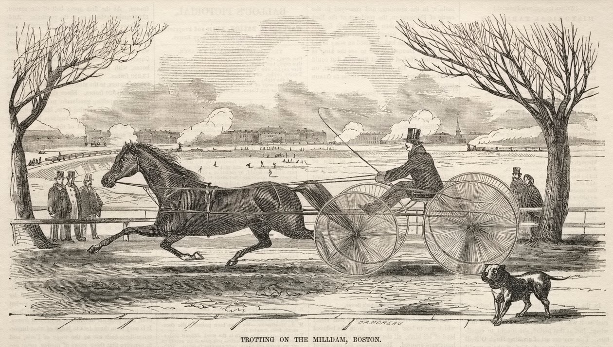 Kłusowanie na tamie młyńskiej, Boston autorstwa Winslow Homer