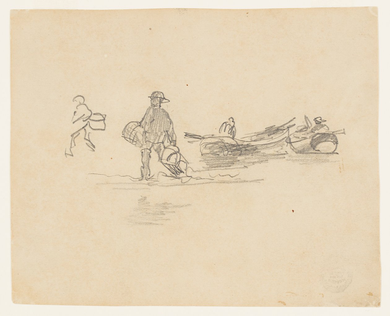 Dwóch rybaków, Anglia autorstwa Winslow Homer