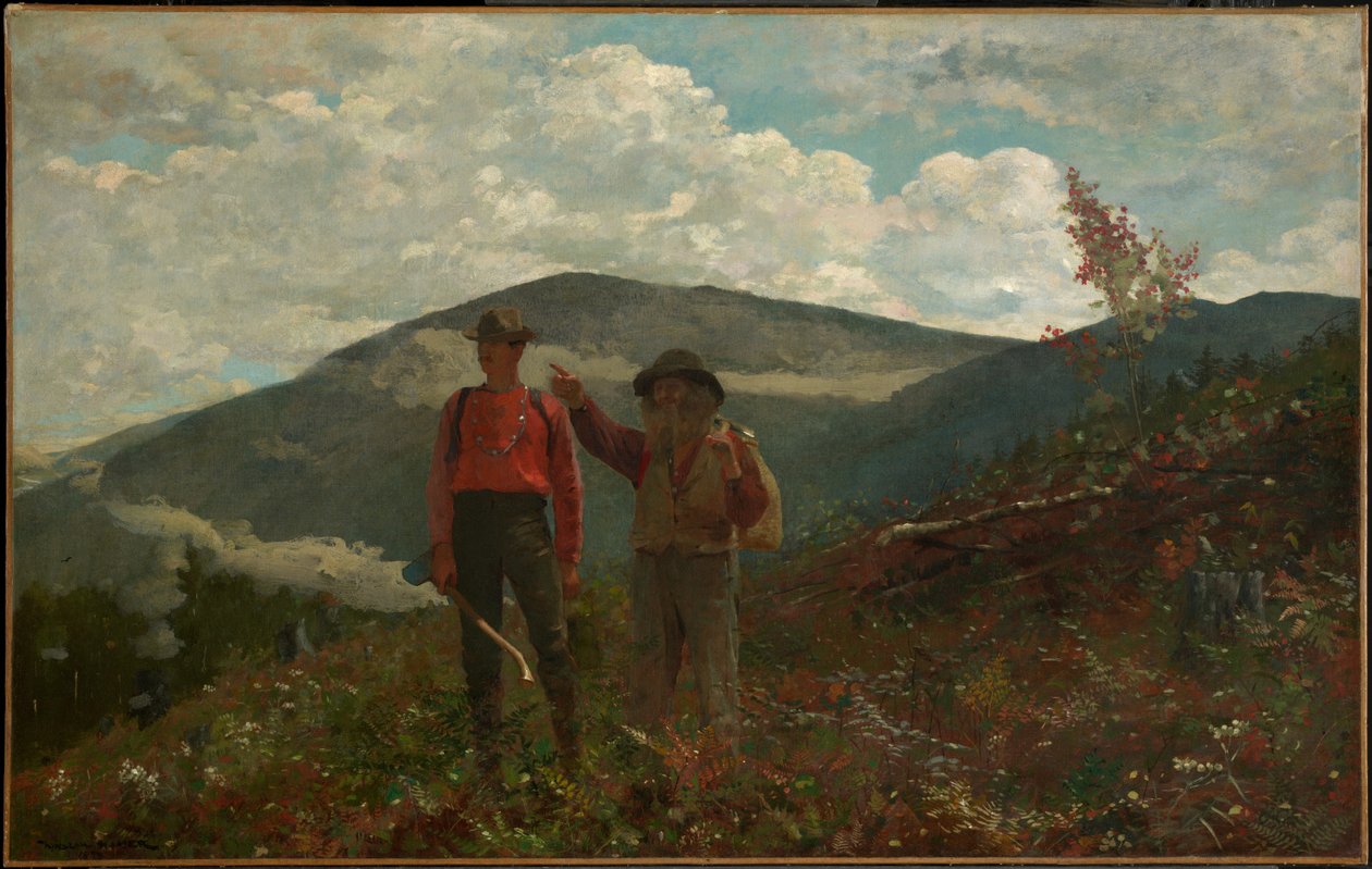 Dwaj przewodnicy autorstwa Winslow Homer