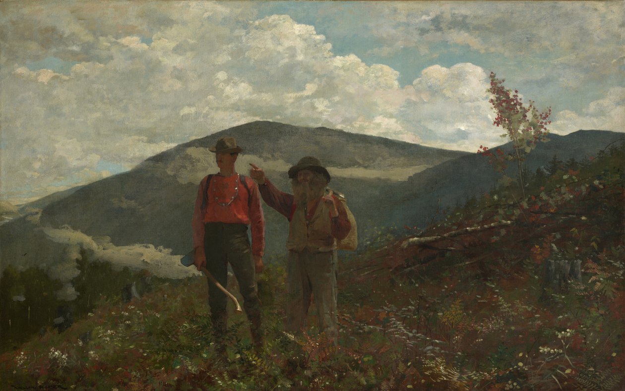 Dwóch przewodników, 1877 autorstwa Winslow Homer