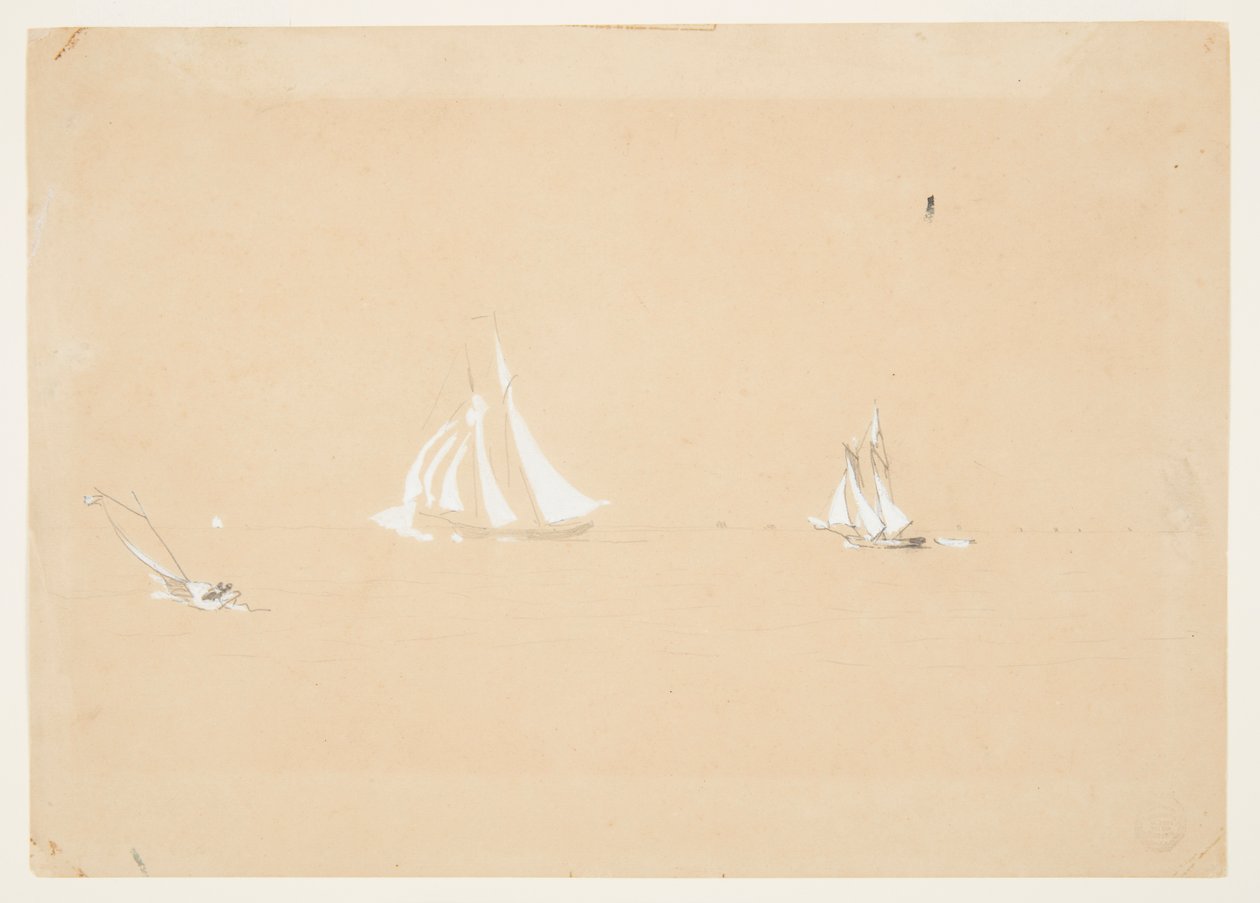 Dwa szkunery autorstwa Winslow Homer