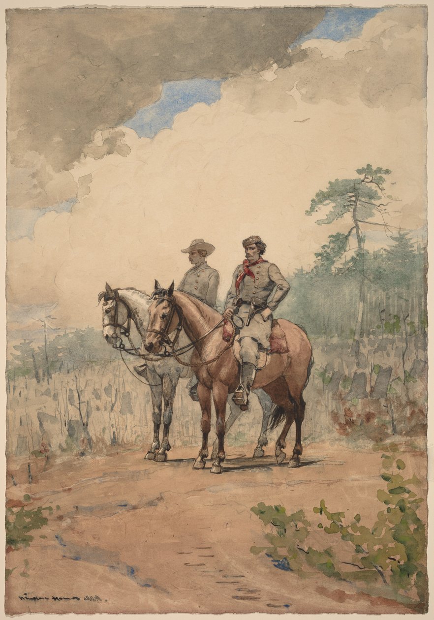 Dwóch harcerzy autorstwa Winslow Homer