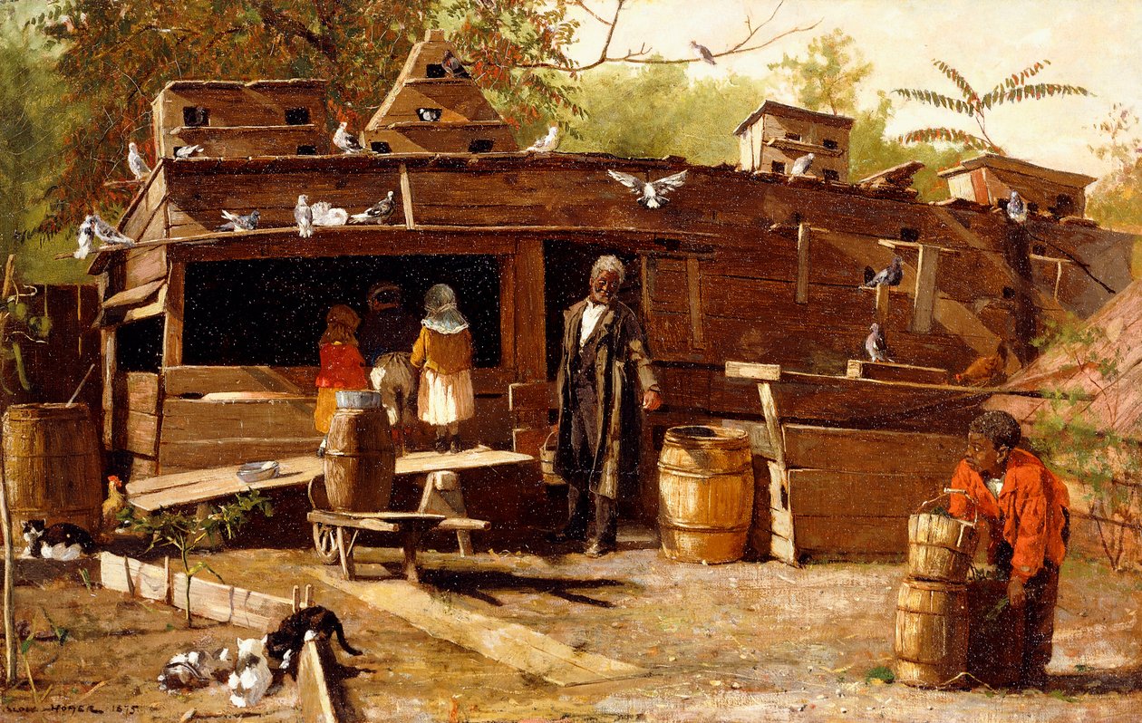Wujek Ned w domu, 1875 autorstwa Winslow Homer