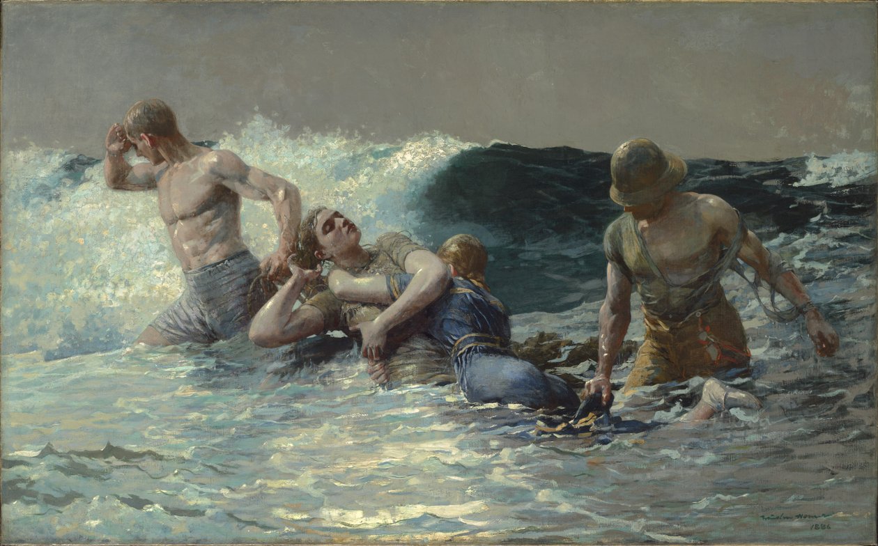 Prąd podwodny autorstwa Winslow Homer