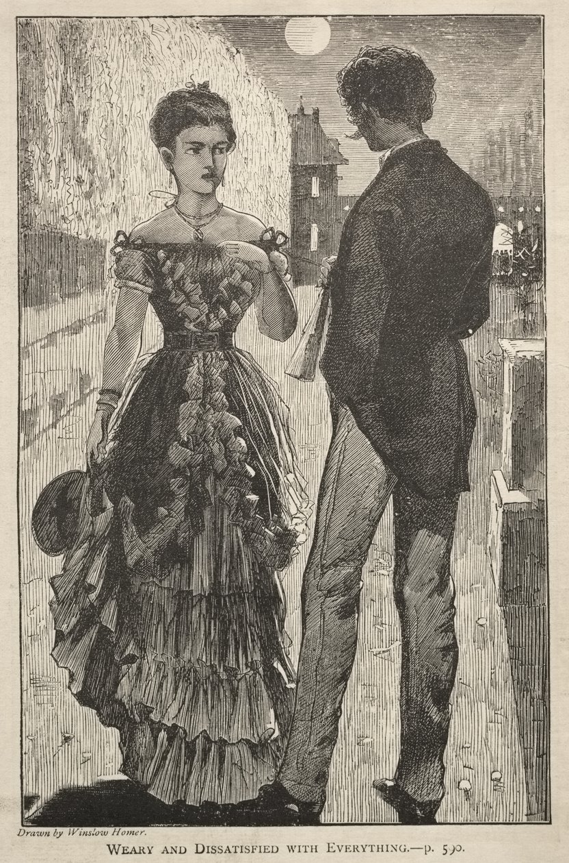 Zmęczony i niezadowolony ze wszystkiego autorstwa Winslow Homer