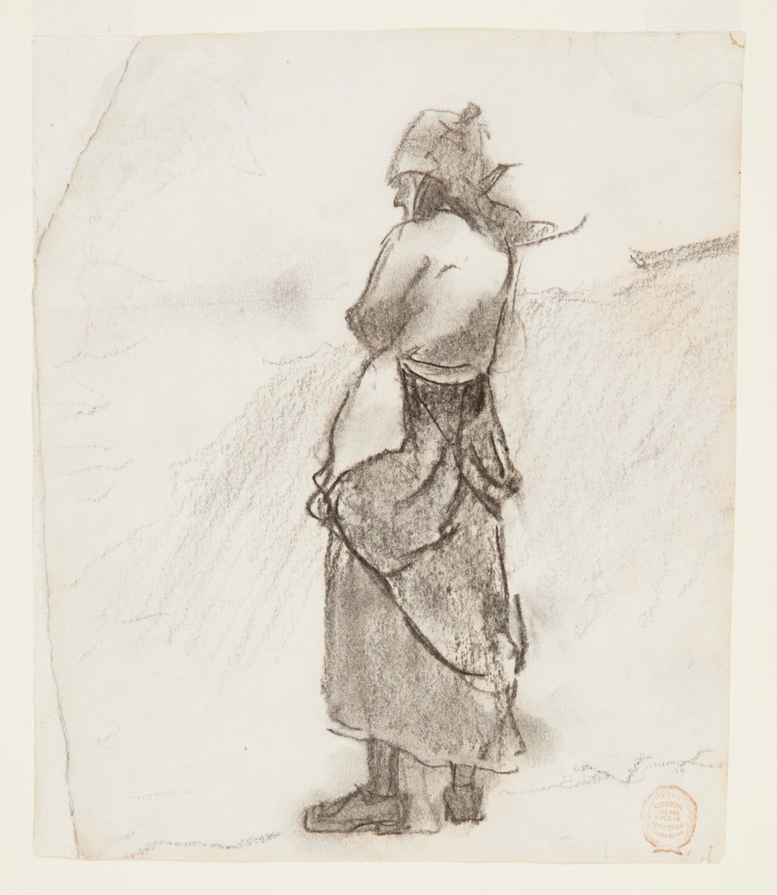 Kobieta patrząca w morze, Cullercoats, Anglia autorstwa Winslow Homer