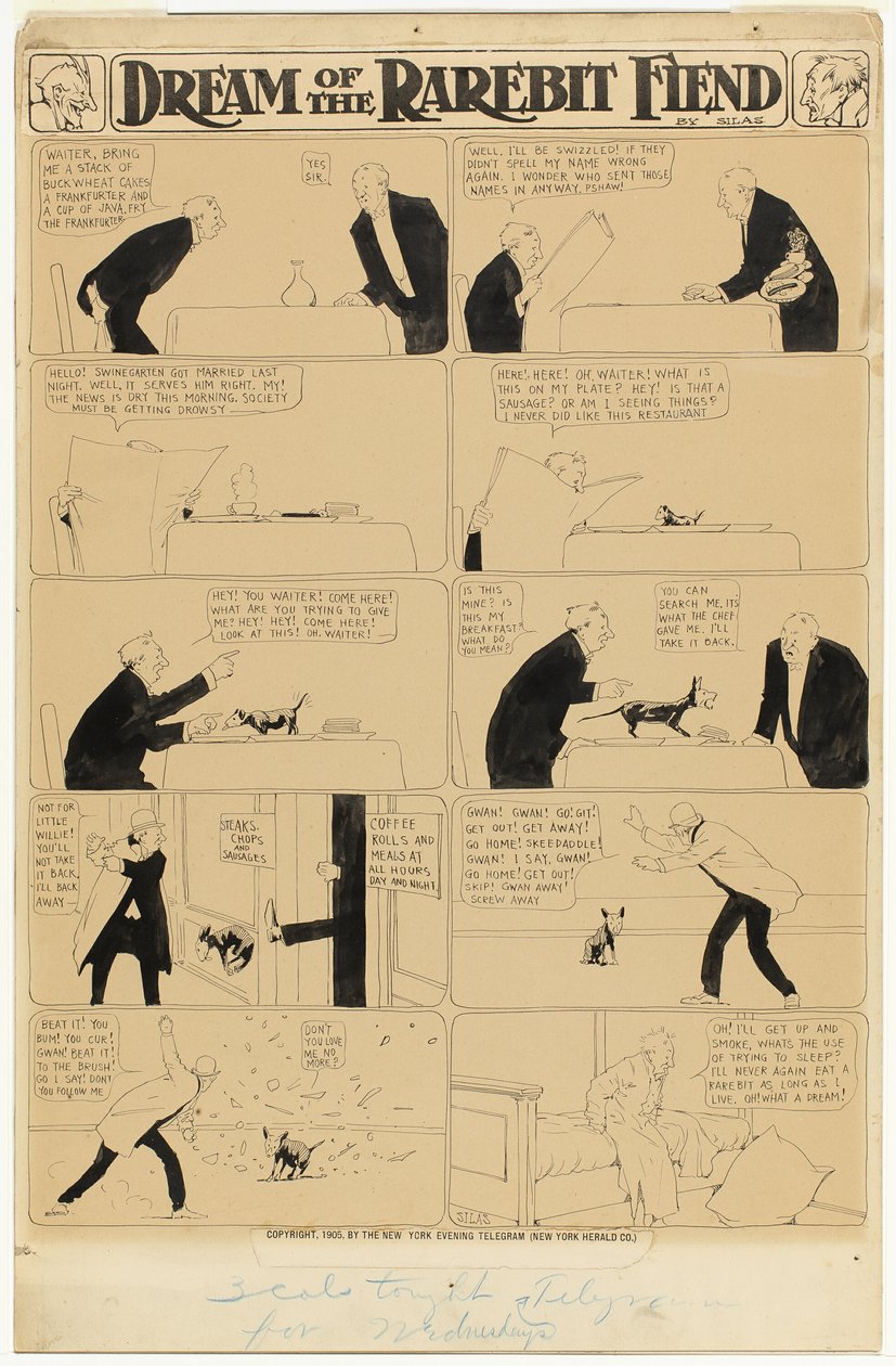 Sen rzadkiego demona autorstwa Winsor McCay