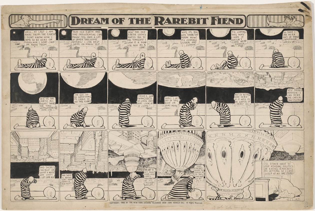 Dream of the Rarebit Fiend: Here Comes Washington autorstwa Winsor McCay