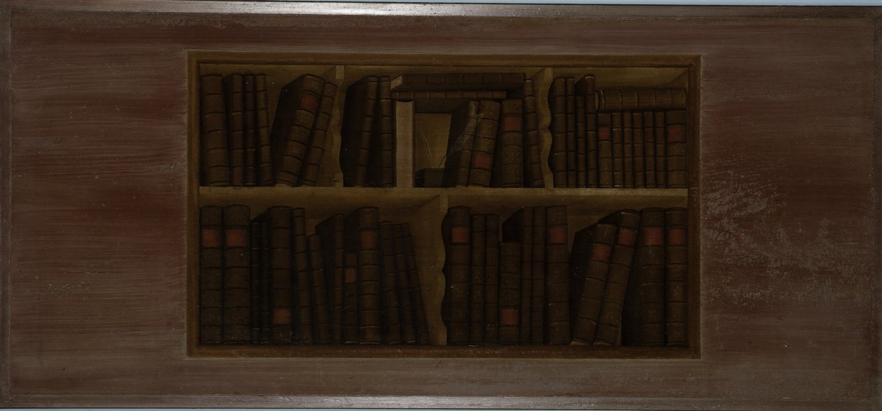 Półka z książkami, 1769 autorstwa Winthrop Chandler