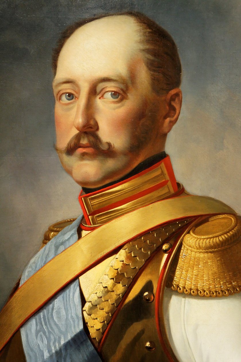 Portret Mikołaja I (szczegół) autorstwa Wladimir Swertschkoff