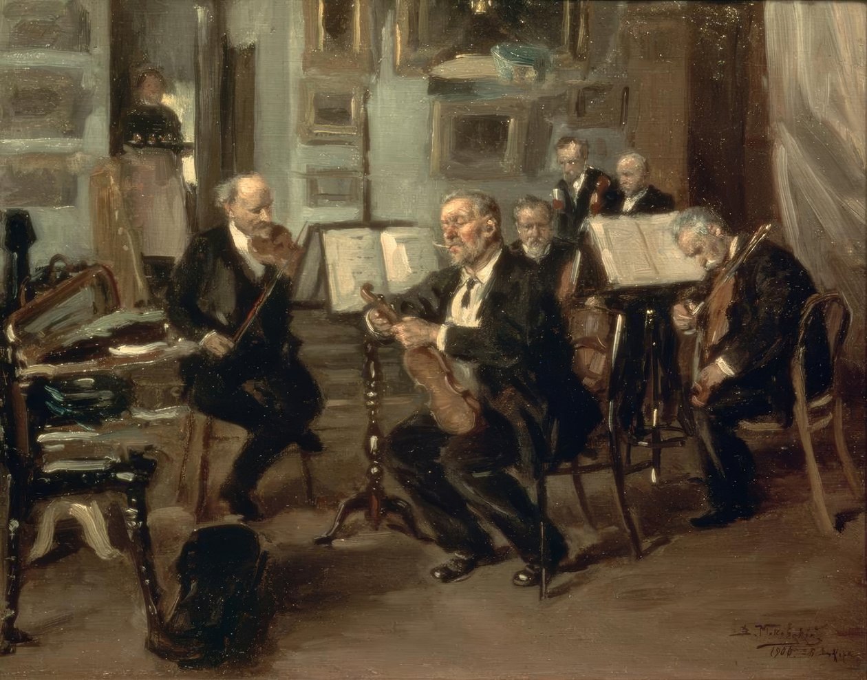 Muzyk autorstwa Wladimir Jegorowitsch Makowski