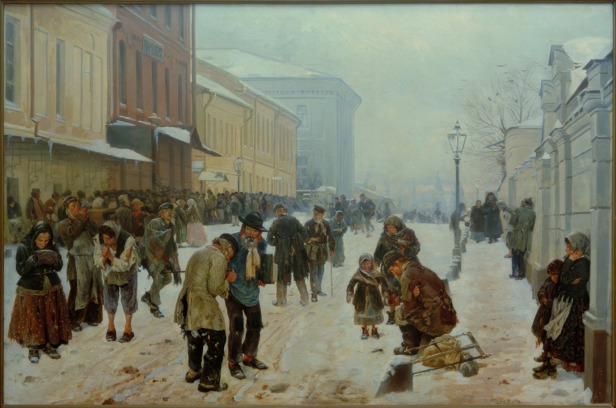 Schronienie nocne autorstwa Wladimir Jegorowitsch Makowski