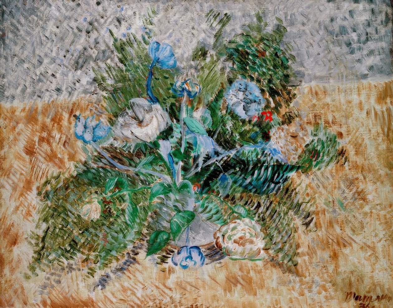Niebieskie kwiaty autorstwa Wladimir Jewgrafowitsch Tatlin