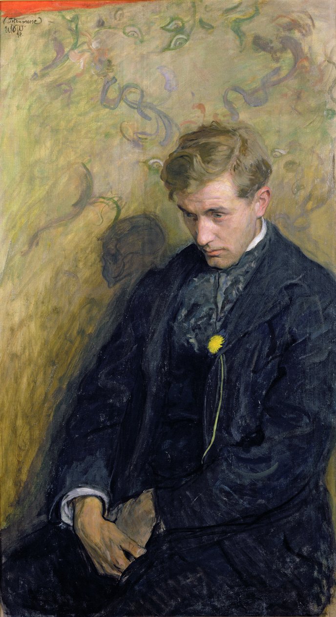 Melancholik albo,Portret Antoniego Procajłowicza (1876-1949) 1898 autorstwa Wojciech Stanislaw Weiss