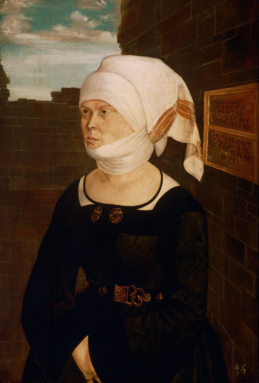Portret Margaret Hundertpfundt autorstwa Wolf Huber