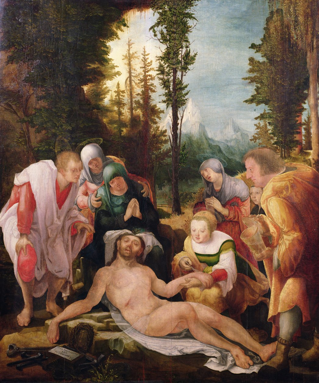 Lamentacja, 1524 autorstwa Wolf Huber