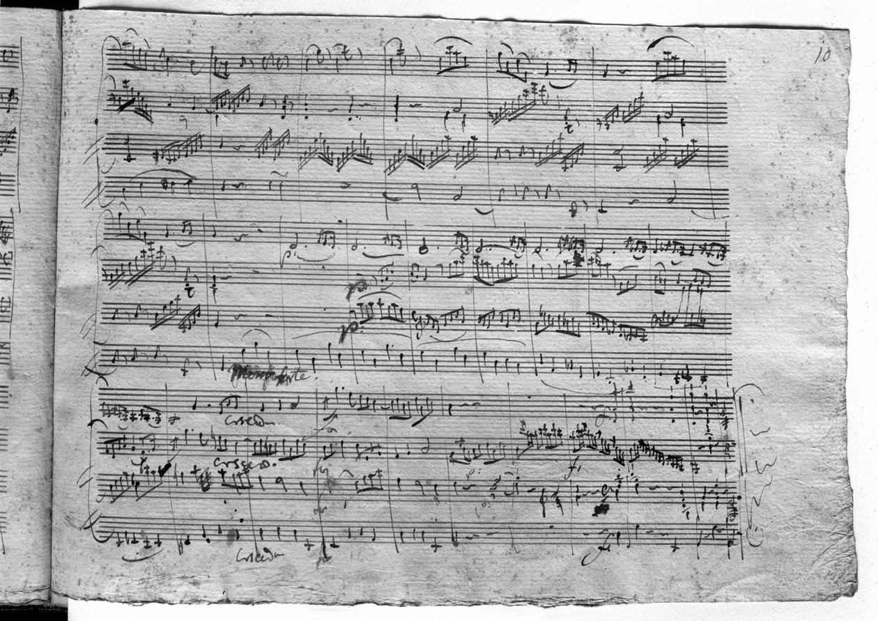 Trio G-dur na skrzypce, klawesyn i wiolonczelę (K 496) 1786 (strona 19) autorstwa Wolfgang Amadeus Mozart