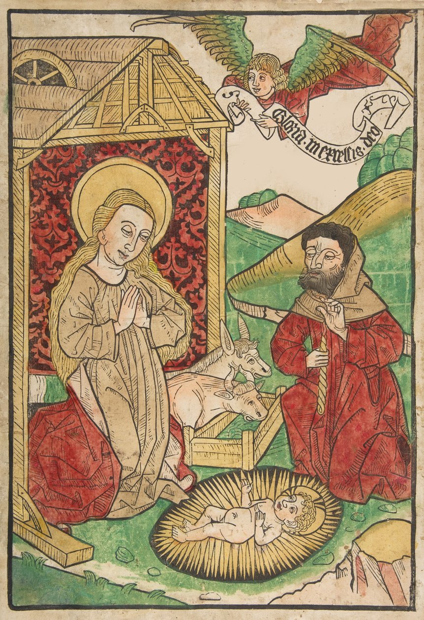 Narodzenia, ok. godz. 1470. autorstwa Wolfgang
