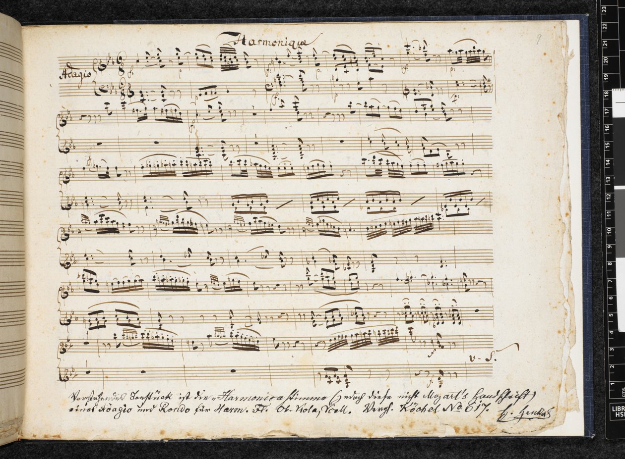 Adagio i Rondo c-moll/dur na armonikę, flet, obój, altówkę i wiolonczelę autorstwa Wolfgang Amadeus Mozart