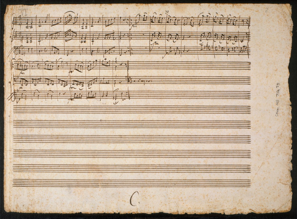 Sześć przeciwko tańcom, 1784 autorstwa Wolfgang Amadeus Mozart